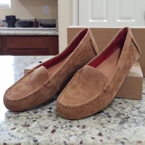 Ugg tan suede loafers